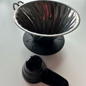 Hario v60 metal coffee dripper